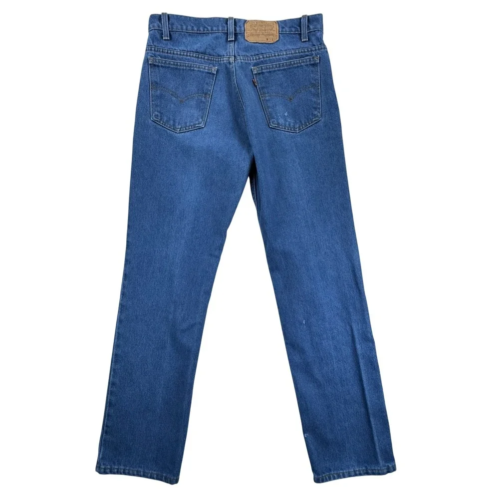 Vintage Levis 509 Orange Tab Jeans Mens 33x32 Medium Wash Straight‎ Leg 1970's